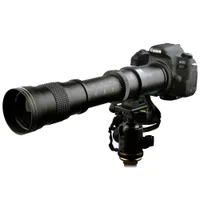 420-800mm F / Canon 5D 6D 7D 60D 77D 80D 550D 650D 750D DSLR Kamera 8,3-16 Süper Telefoto Lens Manuel Zoom Lens + T2 Adaper Yüzük