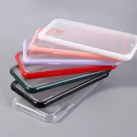Transparent Matte Frosted Baby Skin Hybrid TPU PC Armor Phone Case for IPhone 11 Pro XS Max XR X 8/7 6 6s Plus Cases Cover 400pcs