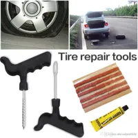 Reifenreparatur-Kit für Autos LKWs Motorräder Fahrräder Auto Motor Reifenreparatur für tubelloser Notreifen Schnelle Punktions-Plug-Reparatur