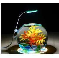 Mini LED Light Aquarium Рыбий Бак Водораспределение Растут 6500K 3W USB заряд 360 градусов Угол регулируемый ПК Компьютерная зарядная мощность