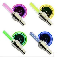 Bicycle Lights Mountain Road Bike Tyre Valve Caps Wheel Spokes LED Light Bicycle Accessories Lamp Cycling bike light ZZA249