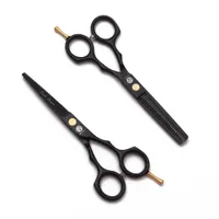 Tesoura de corte de cabelo de alta qualidade terno thinning tesouras Barber Fashionable Hair Scissors Razor para Salão Uso Grátis