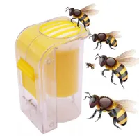 蜂クイーンマーキングキャッチャープラスチック片手マーカーボトルプランジャー豪華な養蜂家のツールガーデンビーキーパークイーン蜂キャッチャー