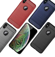 Rugged Armor Case dla iPhone 7 8 Plus X XR XS Max Samsung Galaxy S10 S10E Anti Shock Carbon Fiber Design Phone Case