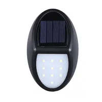 BRELONG 10 LED Solar Light Outdoor IP65 Impermeabile Applique per Cortile Garden Path Decorative Night Lights