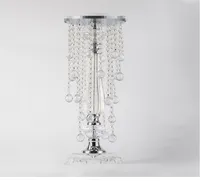 Nouveau style or / ruban bougeoirs fleur de vase chandelier décoration de mariage table centres Flower Rack Route Lead best09895