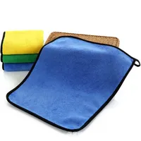 Súper absorbente Paño de lavado de autos Microfibra Toalla de limpieza Paños de secado Trapo Detallado Toalla de automóvil Cuidado del automóvil Pulido EEA414
