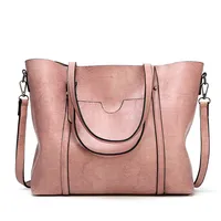 HBP Handbags يمارس سيدة الحقائب اليدوية جيب Women Messengerbag Big Tote Sac Bols Totes Bag Pink Color