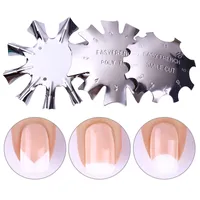 Easy French Line Edge Nail Cutter Stencil Tool Sonrisa Forma Trimmer Clipper Styling Formas Manicura Nail Art Tools