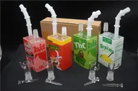 Hitman Glass Bong Dab Oil Rigs Bongs 7.5 "Inch Vloeistof SCI Glass Juice Box Glas Graangewas Doos Water Pijp Bongs Thema Concentrate Concentrate