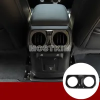 Koolstofvezelstijlconsole Achter Air Vent Cover voor Jeep Wrangler JL 2018-2019