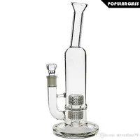 SAML 33cm tall Stereo glass bong Hookahs 60 mm Stemless Tubes with Matrix Percolates water pipe joint 18.8mm PG5026(FC-200 V2)/PG5028(FC-186)