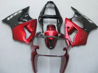 Injektionsverkleidung Body Kit für Kawasaki Ninja ZZR600 ZZR 600 05 06 07 08 ZZR600 ZZR-600 2005 2008 Red Black Fostings Set + Geschenke