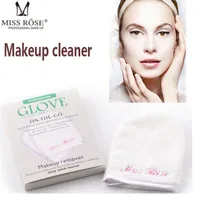 MARKA MISJA Róża Makijaż Remover Rękawice Włókna Poręczny sposób na Remover Daily Makeup Cleaner Ręcznik Przyjazny i miękki