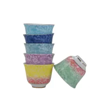 Emaille Farbwechsel Teetasse Hand aus Keramik TeaCup Chinese Kung Fu Trinkgefäße Hohe Qualität Kleine Teeschale