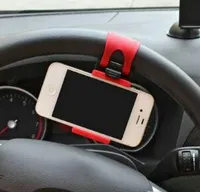 2019 Autohouder Mini Air Vent Steering Wheel Clip Mount Mobiele Telefoon Mobiele Houder Universele voor iPhone Ondersteuning Beugel Stand