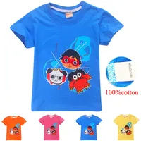 Ryan Toys Review T Shirts 4 colores 4-12Y niños niños 100% algodón camisetas camisetas niños diseñador ropa muchachos niños ropa EFJ05
