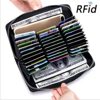 New Card Package Long Wallet Passport Bag Multi-Card Multi-function Male and Female Large Capacity Business Card ID Holders