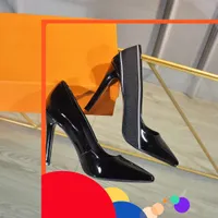 Toptan Tasarımcı Ayakkabı ayakkabılar Yani Kate Stiller Yüksek Topuklar 10 CM Gerçek Deri Noktası Burun