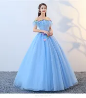 Freeship açık mavi slash yaka çiçek uzun elbise ortaçağ elbise Rönesans elbise Sissi prenses Victoria / Marie Belle Top