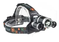 5 Reflektor LED 8000 LUMENS CREE XM-L T6 Lampa głowy High Power LED Reflektor + 2 sztuk 18650 Bateria + ładowarka + ładowarka samochodowa LLFA