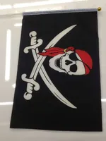 Halloween bar decoration skull flag pirate flag bearer waving flags large medium small trumpet Caribbean pirate flag