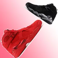 2019 nouvelle mode Saint Valentin Aqua Countdown Hommes Chaussures de Basketball 8s Pack 8 Mens retro rétros Formateurs Designer Sports Sneakers