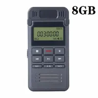 8 GB Ruisonderdrukking Voice Recorder LCD-scherm Digitale Audio Voice Recorder Dictafoon Telefoon Opnemen met MP3-speler in de detailhandel