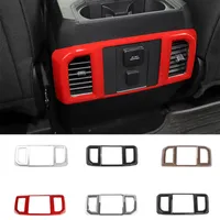 ABS Rear Air Conditioning Outlet Vent Cover Trim Decoration For Ford F150 2016+ Car Interior Accessories