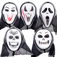 2018 Heet Verkopen Halloween Maskers Schreeuwen Ghost Festival Ghost Face Party Ghosts Grim Reaper Masker Halloween Kostuums Groothandel
