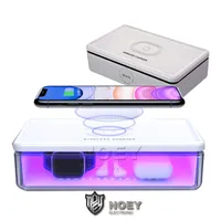 15W multifunción inalámbrico cargador UV Esterilizador portátil caja automática aromaterapia funcional del esterilizador para la máscara del cepillo de dientes Noey Teléfono