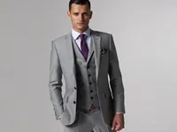 New Handsome Wedding Groom Tuxedos (Jacket+Tie+Vest+Pants) Men Suits Custom Made Formal Suit for Men Wedding Bestmen Tuxedos Cheap