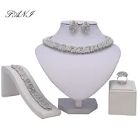 Fashion 2018 Bridal Gift Nigerian Wedding Jewelry Set Brand Fashion African Beads Jewelry Set Dubai Gold Bridal Jewelry Sets C19021601