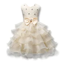 Цветок девушка платье для свадьбы девочка 0-8 лет День Рождения наряды детские девушки платья девушки дети Пром бальное платье