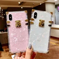 Luxe mode vierkant Clear TPU -hoesjes voor iPhone 14 14Plus 14Pro 13 12 11 Pro X XS Max XR Soft Silicone Bling Telefoonhoes