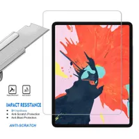 Dla iPad Pro 12.9 Druga generacja 2020 9H Solidna szkło hartowane Screen Screen Protector z pakietem papieru detalicznego