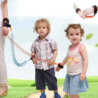 Anti Lost Band Kid Child Safety Harness Anti Lost Strap Wrist Leash Walking 1.5m outdoor parent baby leash Rope Wristband Belt LJJK2198