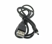 70cm DC2.0mm power cable High Speed USB to DC 2.0 black Power Cable 2mm port