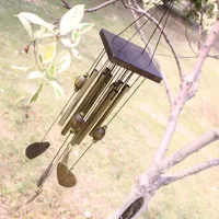 55cm Placed Fortune Blessing Birthday Stabilize House- Love Heart 8 Tubes Outdoor Living Yard Garden Decor Wind Chimes