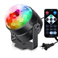 Bühnenlicht RGB LED Partyeffekt Disco Ball Light Sound Aktivieren Laserprojektor RGB Bühne Licht Musik Weihnachten KTV Party