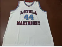 mulheres costume Homens Jovens raros # 44 Hank Gathers Loyola Marymount College Basketball Jersey Tamanho S-6XL ou personalizado qualquer nome ou número de jersey