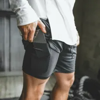 7 Colors Mens Breathable Shorts Gym Sports Running Short Pants Quick Drying Workout Bodybuilding Gym Running Tight Shorts