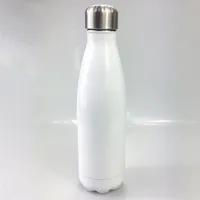 17 onças sublimação DIY Cola Bottle 500ml Aço Inoxidável Bowling Forma Movimento garrafa de água isolada termicamente Vacuum Outdoor Água Flask A09