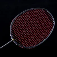 HOT Graphite Single Badminton Racquet Professional Carbon Fiber Badminton Racket with Carrying Bag HV99