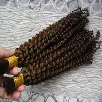 Human braiding hair bulk 2pcs Mongolian Afro Kinky Curly Bulk Hair For Braiding 200g human hair for braiding bulk no attachment