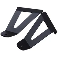 Freeshipping Upper Windshield Mounting Brackets Curved LED Light Bar Mounts for 1984-2001 4WD/2WD Jeep Cherokee