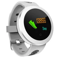 Smart Watch IP68 Vattentät Blod Prssure Heart Rate Monitor Smart Armbandsur Fitness Tracker Bluetooth Armband för iPhone Android Watch