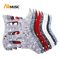 Multi Color 3 Ply 11 Otwory SSS Guitar Pickguard Anti-Scratch Plate for St FD Electric