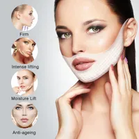 Elaimei Levantamiento Face Masks V Forma Face Slim Chin Comprobación Cuello 4PCS Levantamiento Peel-Off Mask Adelgazamiento Vendaje Shaper Cuidado de la piel