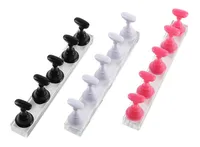 New Health Magnetic Nail Art Tips Polish Practice Holder Showing Shelf Acrylic Display Stand Manicure Art Tools Accessories 5 Colors